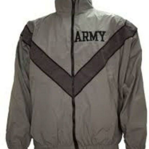 Genuine Issue 54Genuine Issue US Army PT Jacket Old Style Gray Size M - Picture 1 of 2